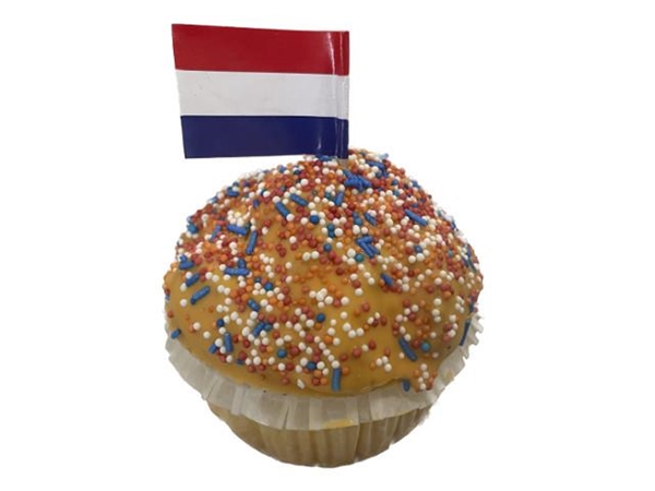 Oranje cupcake