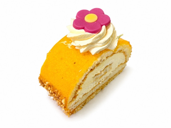 Yuzu bavarois gebakje