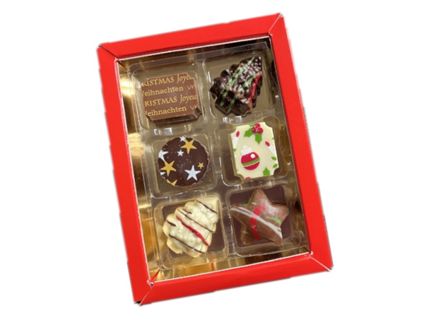Kerstbonbons 6 stuks