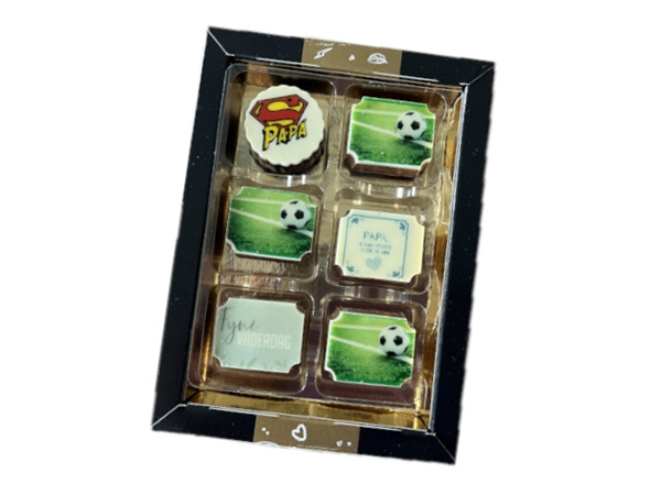 6 Vaderdag Voetbal bonbons