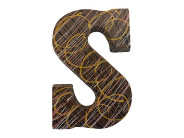 Chocoladeletter melk caramel crisp